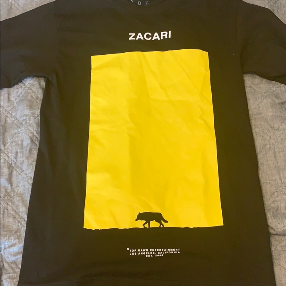 A shirt from Zacari, part of the TDE collection.
